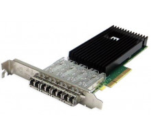 Сетевая карта Silicom 10Gb PE310G4I71LB-XR Quad Port Fiber 1/10 Gigabit Ethernet PCI Express Server Adapter 8 Gen3, Low Profile, with lower I/O metal bracket opening, Based on Intel® XL710, Low-profile