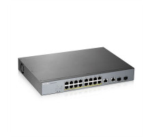  Гибридный Smart L2 коммутатор PoE+ для IP-видеокамер Zyxel NebulaFlex Pro GS1350-18HP, rack 19