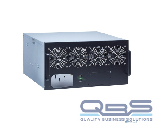 Корпуса Exegate EX270771RUS Корпус для майнинга Exegate Pro 8-430 <без БП, 2*USB, 4*fan 120мм, места под: 8 видеокарт, 2 БП> купить QBS.ru