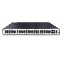 Коммутатор HUAWEI S5731-H24T4XC (24*10/100/1000BASE-T ports, 4*10GE SFP+ ports, 1*expansion slot) + Basic Software + 2pc 150W AC Power module + 1U mounting ear