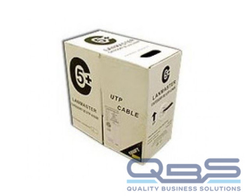 Кабель LANMASTER UTP, 4 пары, кат. 5Е,  350Mhz, LSZH, черный, 305 м купить QBS.ru