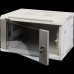 Шкаф настенный серии Pro, 6U 600x450, стеклянная дверь купить QBS.ru