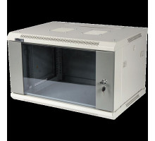  Шкаф настенный серии Pro, 6U 600x450, стеклянная дверь