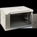 Шкаф настенный серии Pro, 6U 600x450, стеклянная дверь купить QBS.ru