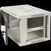 Шкаф настенный серии Pro, 6U 600x450, стеклянная дверь купить QBS.ru