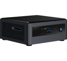 Платформа для сборки пк Intel NUC 10: Intel Core i7-10710U, VGA Intel UHD Graphics, 4xUSB3.1, 1x m.2 SSD, 1x2.5HDD, no codec (ШНУР USA)
