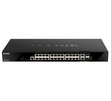 Коммутатор D-Link DGS-1520-28/A1A, PROJ Managed L3 Stackable Switch 24x1000Base-T, 2x10GBase-T, 2x10GBase-T, 2x10GBase-X SFP+, CLI, 1000Base-T Management, RJ45 Console
