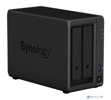 Дисковый массив Synology DS720+ Сетевое хранилище Intel Celeron J4125 2.0 GHz, 2048 Mb DDR4 non-ECC (Max 6144 Mb (2 GB + 4 GB)), No HDD (2), RJ-45 1GbE LAN 2, USB 3.0