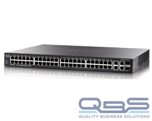 Коммутатор Cisco SG350-52 52-port Gigabit Managed Switch купить QBS.ru