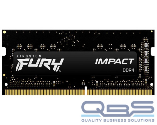 Оперативная память Kingston 32GB 2666MHz DDR4 CL16 SODIMM FURY Impact, 1 year купить QBS.ru