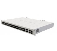 Коммутатор MikroTik Cloud Router Switch 354-48G-4S+2Q+RM with 48 x Gigabit RJ45 LAN, 4 x 10G SFP+ cages, 2 x 40G QSFP+ cages, RouterOS L5, 1U rackmount enclosure, Dual redundant PSU