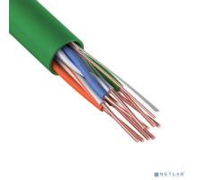 Кабель Rexant (01-0061) Кабель витая пара U/UTP, CAT 5e, нг(А)-LSLTx 4х2х0,52мм, 24AWG, внутренний, зеленый, 305м Rexant