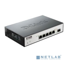 Сетевое оборудование D-Link DGS-1100-06/ME/A1B Управляемый L2 коммутатор с 5 портами 10/100/1000Base-T и 1 портом 100/1000Base-X SFP