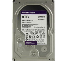 Жесткий диск Western Digital HDD SATA-III  8Tb Purple WD82PURX, IntelliPower, 256MB buffer (DV&NVR), 1 year