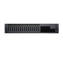 Шасси серверное DELL PowerEdge R740 2U/ 16SFF/ 1xHS/ PERC H750 LP/ iDRAC9 Ent/ 4xGE/ noPSU / 3FH/ 4 std/ Bezel noQS/ Sliding Rails/ CMA/ 1YWARR