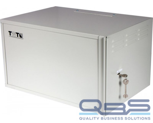 Шкаф антивандальный пенального типа, 6U 560x400 мм, серый купить QBS.ru
