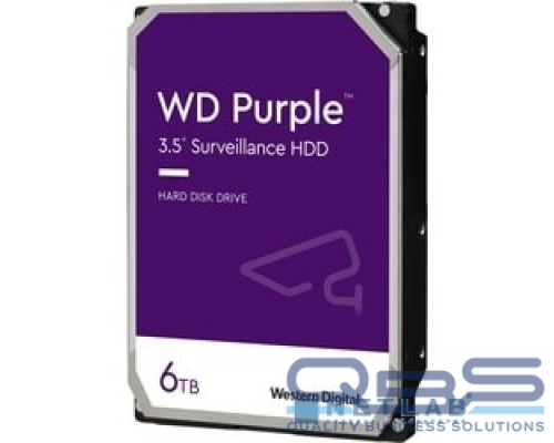 Жесткий диск 6TB WD Purple (WD62PURX) {Serial ATA III, 5400- rpm, 128Mb, 3.5} купить QBS.ru