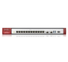  Межсетевой экран и Wi-Fi контроллер Zyxel ZyWALL VPN1000, Rack, конфигурируемые порты (LAN/WAN) 12xGE и 2xSFP, 2xUSB3.0, AP Controller (8/1032), с подписками на 1 год (CF и SD-WAN) !CF временно не раб