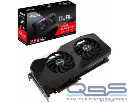 Видеокарта ASUS  DUAL-RX6700XT-12G RTL купить QBS.ru