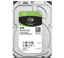 Жесткий диск HDD SATA Seagate  6000Gb, ST6000DM003, Barracuda Guardian 5400 rpm, 256Mb buffer, 1 year