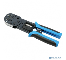 Монтажный инcтрумен Hyperline HL-3H00010 Инструмент обжимной для разъемов RJ45 серии PLEZ 