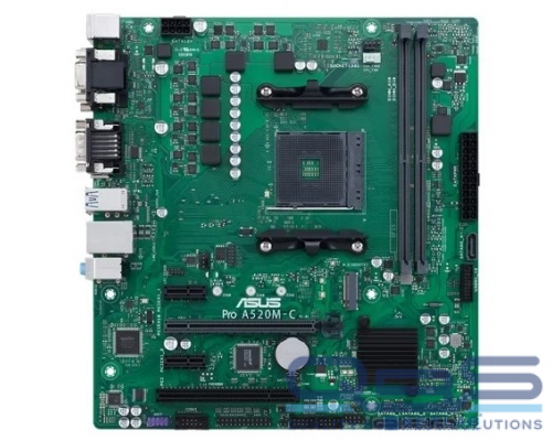 Материнская плата ASUS PRO A520M-C/CSM {SocketAM4, AMD A520, mATX} RTL купить QBS.ru