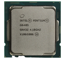 Процессор CPU Intel Pentium G6405 (4.1GHz/4MB/2 cores) LGA1200 OEM, UHD Graphics 610 350MHz, TDP 58W, max 128Gb DDR4-2666, CM8070104291811SRH3Z, 1 year
