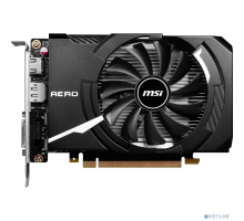 Видеокарта Видеокарта MSI PCI-E GTX 1630 AERO ITX 4G OC NVIDIA GeForce GTX 1630 4096Mb 128 GDDR6 1815/12000 DVIx1 HDMIx1 DPx1 HDCP Ret