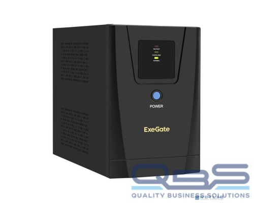 ИБП Exegate EX292793RUS ИБП ExeGate SpecialPro UNB-1200.LED.AVR.2SH.3C13 <1200VA/750W, LED, AVR, 2*Schuko+3*C13, съемн.кабель, металлический корпус, Black> купить QBS.ru