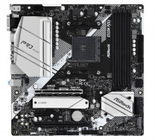 Материнская плата ASROCK B550M PRO4, AM4, B550, 4*DDR4, D-Sub+HDMI+DP, 6xSATA3 6.0 (RAID), M.2 Socket, 4xUSB 3.2, 2xUSB 2.0, Type-C, mATX; 90-MXBDK0-A0UAYZ