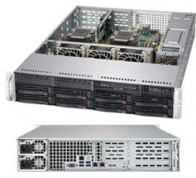 Серверная платформа Supermicro SuperServer 2U 6029P-WTR noCPU(2)Scalable/TDP 70-205W/ no DIMM(12)/ SATARAID HDD(8)LFF/ 2xGbE/ 4xFH, 2xLP, M2/ 2x1000W