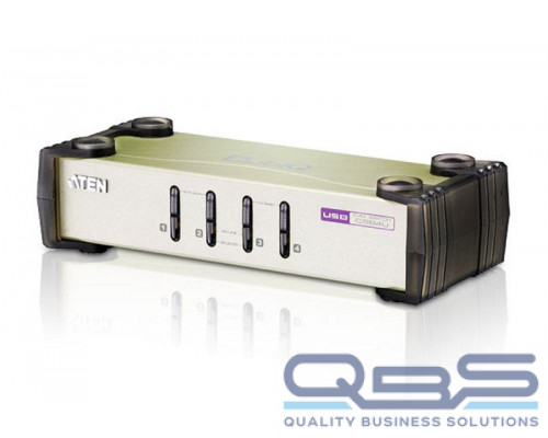 Переключатель электронный ATEN 4-Port PS/2-USB VGA KVM Switch купить QBS.ru
