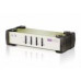 Переключатель электронный ATEN 4-Port PS/2-USB VGA KVM Switch купить QBS.ru