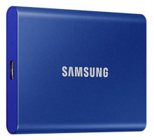 Твердотельный накопитель SSD Samsung T7 External 500Gb BLUE USB 3.2 (MU-PC500H/WW)