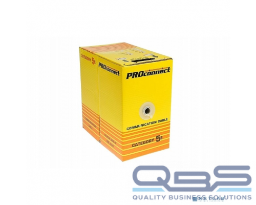 Кабель Proconnect (01-0052) Кабель UTP CAT5e  4 пары (305м) 0.48 мм купить QBS.ru
