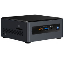Платформа Intel BOXNUC7CJYHN2 Celeron J4005, 2*DDR4, 2.5" HDD/SSD, HD Graphics, 7.1CH, WiFi, BT, Glan, 4*USB3.0, 2*HDMI, card-reader, EU cord
