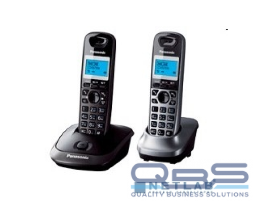 Телефон Panasonic KX-TG2512RU2 {Доп трубка в комплекте, АОН, Caller ID, спикерфон, полифония} купить QBS.ru