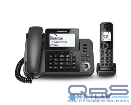 Телефон Panasonic KX-TGF320RUM Телефон DECT купить QBS.ru