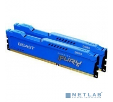 Модуль памяти Kingston DRAM 16GB 1600MHz DDR3 CL10 DIMM (Kit of 2) FURY Beast Blue KF316C10BK2/16