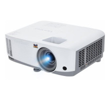  Проектор ViewSonic PA503S DLP, SVGA 800x600, 3600Lm, 22000:1, 2*VGA, HDMI, mini-USB, 2W speaker, 3D Ready, Lamp life 15000h, Noise 29dB (Eco), 2.1кг, White, VS16905