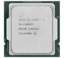 Процессор CPU Intel Core i9-11900KF (3.5GHz/16MB/8 cores) LGA1200 OEM, TDP 95W, max 128Gb DDR4-3200, CM8070804400164SRKNF, 1 year