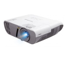  Проектор ViewSonic PJD6550LW DLP, WXGA 1280x800, 3300Lm, 22000:1, 2*VGA, HDMI/MHL, mini-USB, LAN, 10W speaker, mic, 3D Ready, Lamp life 10000h, Noise 27dB (Eco), 2.3кг, White, VS15949