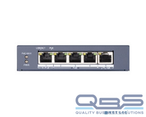 Коммутаторы HIKVISION DS-3E0505HP-E 3 RJ45 1000M PoE с грозозащитой 6кВ купить QBS.ru