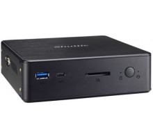 Платформа Shuttle NC10U3 i3- 8145U 2*DDR4 (2400MHz), M.2, 2.5" SATA, UHD Graphics 620, Glan, Wi-Fi, BT, HDMI, DP, RS232, USB 3.2, USB Type-C, 2*USB 2.