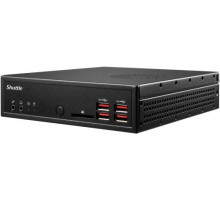 Платформа Shuttle DH32U5 i5-1135G7, 2*DDR4(3200MHz), 2.5" SSD/HDD, M.2 2280, Iris Xe, 2*GLan, 4*USB 3.2,card reader, 4*HDMI, 2*COM, 90W adapter, VESA 