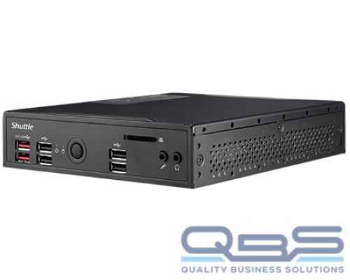 Платформа Shuttle DS20U 5205U Fanless Support 1080P FHD/2*HDMI+DP/2*DDR4L 2400 Mhz SODIMM Max 32GB/2хGLan, 802.11 b/g/n WLAN/COM/SD card reader, 65W a купить QBS.ru