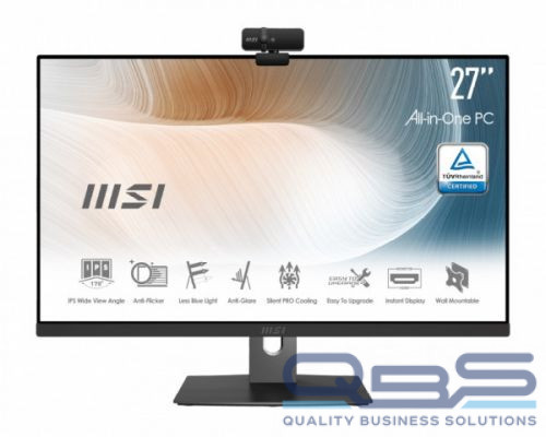 Моноблок 27 MSI Modern AM271P 11M-498RU 9S6-AF8111-641 i5-1135G7/8GB/512GB SSD/Iris Xe Graphics/FHD IPS/WiFi/BT/Win11Pro/black купить QBS.ru
