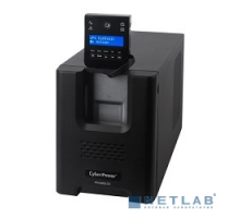 ИБП CyberPower PR1000ELCD ИБП {Line-Interactive, Tower, 1000VA/900W USB/RS-232/EPO/SNMPslot (8 IEC С13)}