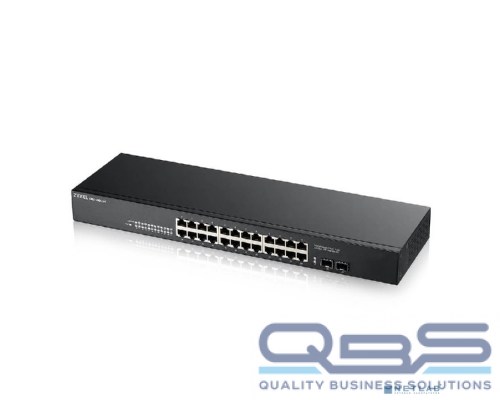 Сетевое оборудование Zyxel GS1100-24-EU0103F Коммутатор 24G 2SFP неуправляемый купить QBS.ru