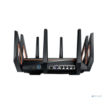 Сетевое оборудование ASUS GT-AX11000 Tri-band WiFi 6(802.11ax) Gaming Router –World's first 10 Gigabit Wi-Fi router with a quad-core processor, 2.5G gaming port, DFS band, wtfast, Adaptive QoS, AiMesh for mesh wifi system